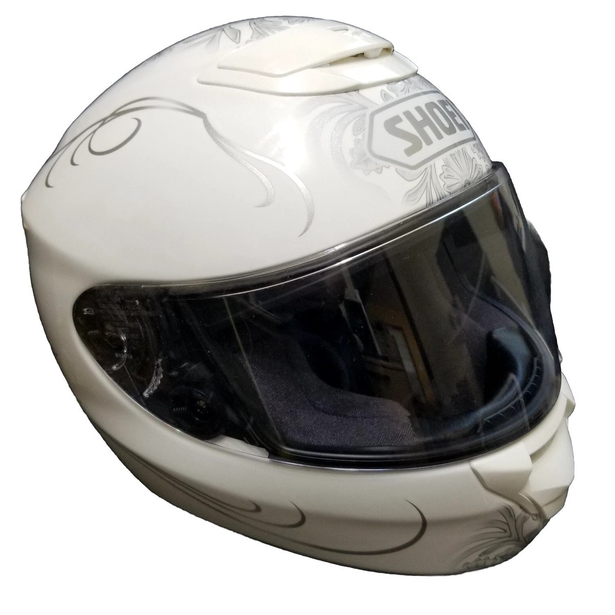 SHOEI Qwest Goddess Full Face Helmet Size S White w