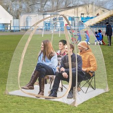 Pop-Up Sports Tent, Transparent Cold Weather Bubble Tent for Winter Sports, 6...