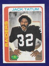 1978 Topps #28 Jack Tatum NRMT-MT or Better