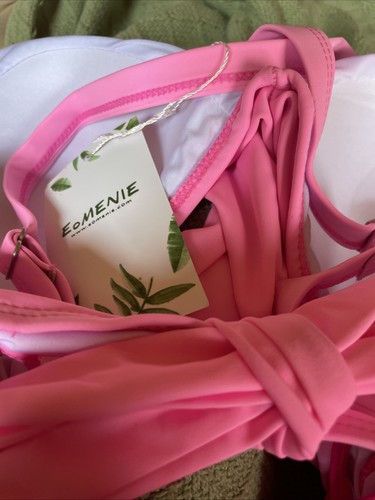 Women’s NWT Medium Pink Bathing Suit - Picture 5 of 9
