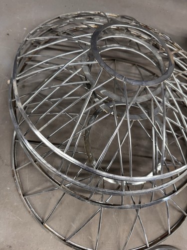 Vintage NOS Ascot Wire Basket Wheel Cover Hubcap Hot Rat Rod Ford Mercury Chevy - Picture 4 of 13