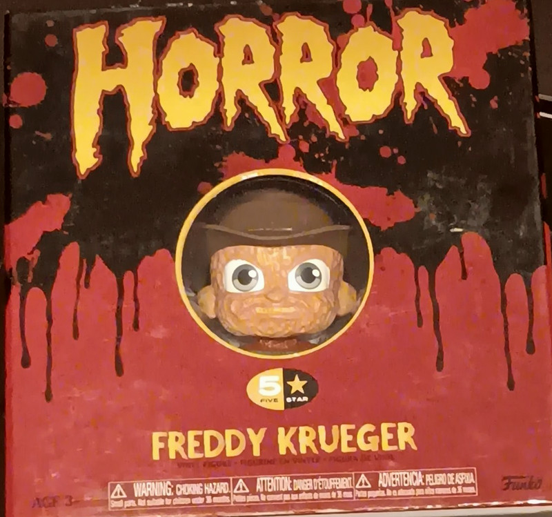 UNUSED Funko Freddy Krueger 5 Star HORROR Figure DRM180809 Made in Vietnam