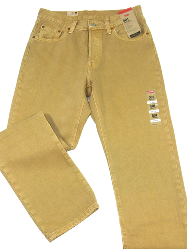 Women's 501 Jeans NEW Levi's Original Button Fly Tag & measured Size 27x32 - Picture 2 of 6