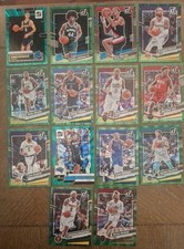  2024-NBA GREEN LASER HOLOS~15~ CARD LOT DONRUSS~3~RATED ROOKIES-EXTREMELY CLEAN