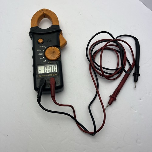 🇺🇸Greenlee Cm-600 Ac/Dc 600A Clamp-on Meter Multimeter Clampmeter W/Leads🇺🇸