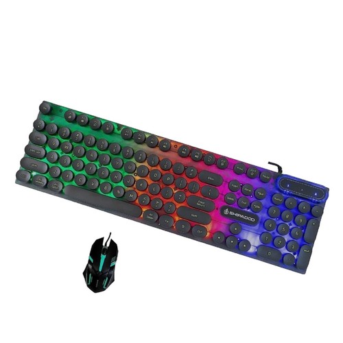 Shipadoo D500 Mechanische Hand Esports Hintergrundbeleuchtung Tastatur und Maus Set * Offene Box