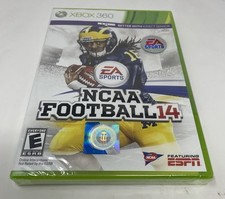 NCAA Football 14 (Microsoft Xbox 360, 2013) BRAND NEW FACTORY SEALED!
