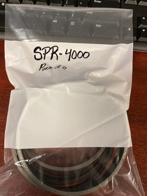 SPR-4000 Piston Ring Seal 4.000'' Bore x 0.250'' Height Cast Iron Seal 6 Pack