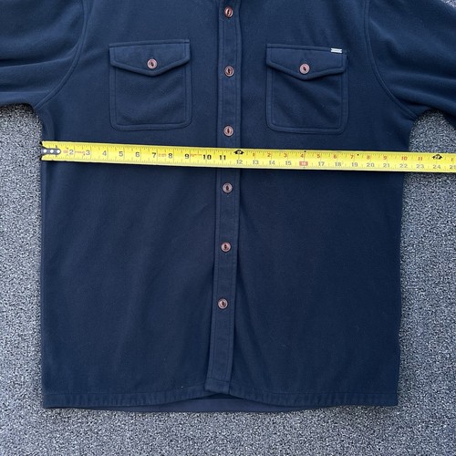 Vuori Camicia Uomo Grande Blu Aspen Giacca Shacket Bottoni V237 - Foto 2 di 6