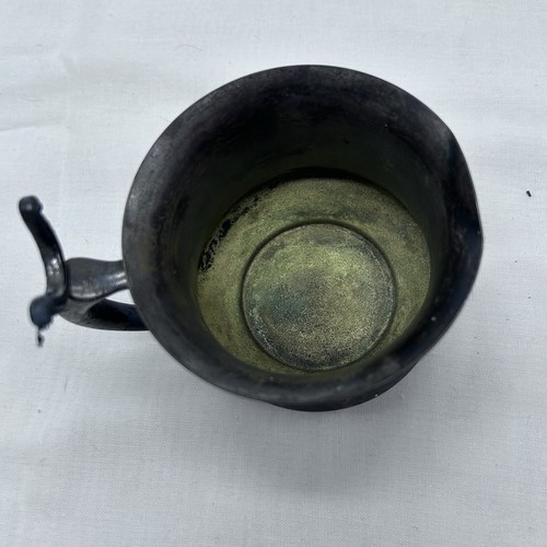 ANTIQUE APOLLO SILVER CO. QUADRUPLE SILVER PLATED SHAVING MUG w/ Brush Rest - Picture 7 of 11