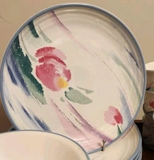 International Tableworks LIGHT WIND Dinner Plates 10" Set Of 4