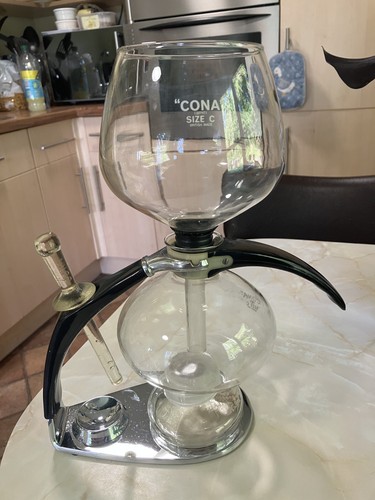 Vintage Cona Gr. C, Kaffeemaschine scheint komplett zu sein (628a)
