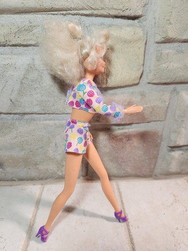 Vintage 90s Barbie CLONE doll By Lucky Toys Blonde Blue Eyes Redressed Used - Picture 5 of 24