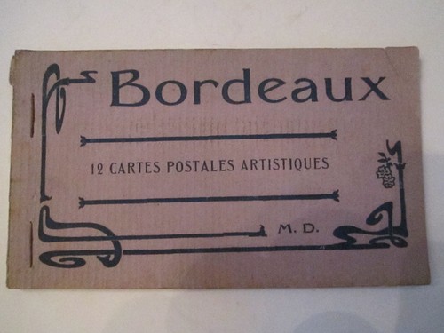 1918 12 postales francesas vintage "BURDEOS" - SIN USAR - BAÑERA ABC - Imagen 1 de 10