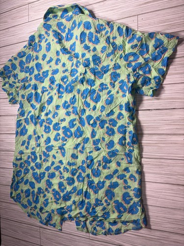 Xhilaration Neon Tiger Print Lounge Loose Swimcover Set Size S - Picture 6 of 6