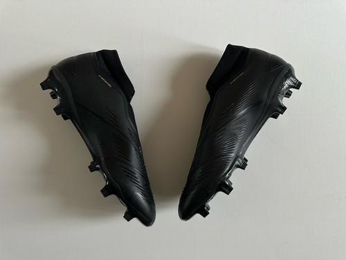 BOTAS DE FÚTBOL ADIDAS PREDATOR LEAGUE TERRENO FIRME SIN CORDONES NEGRAS IF6334 UK 6.5 - Imagen 4 de 5