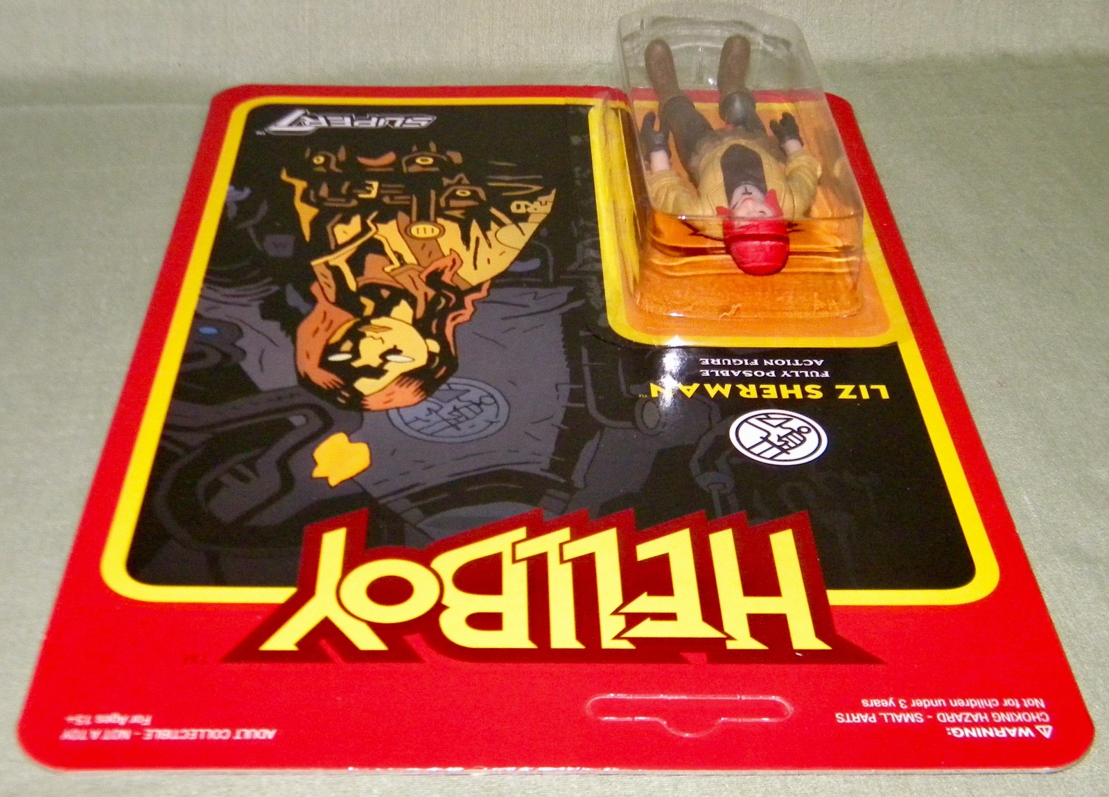 Wave 1 HELLBOY Liz Sherman ReAction Figure Limited Edition SciFi Horror Goth