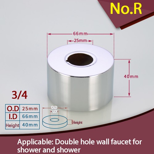 Stainless Steel Water Pipe Wall Covers Shower Arm Cover Plate/Back Plate 22-100m - Picture 19 of 45