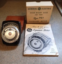 GE PR-1 Exposure Meter General electric Camera Vintage