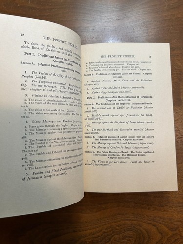 The Prophet Ezekial An Analytical Exposition Gaebelein 1st 1918 Ed Old Testament - Picture 11 of 11