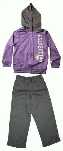 Pa con capucha de lana con cremallera completa RussellApparel NCAA James Madison University para niños pequeños - Imagen 4 de 8
