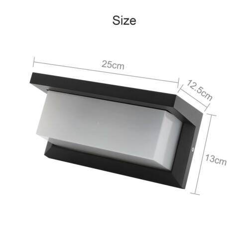 18W LED Außenleuchte Wandleuchte rauchlose Außenleuchte wasserdicht - Bild 2 von 11