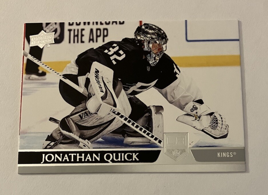 Jonathan Quick 2020-21 Upper Deck UD Hockey #338 Los Angeles Kings