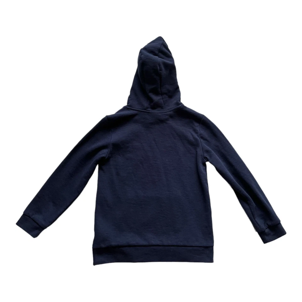 Fila Kids Navy Hooded Pullover Sweatshirt L(10/12) 60% Cotton 40% Polyester - Image 2 of 4