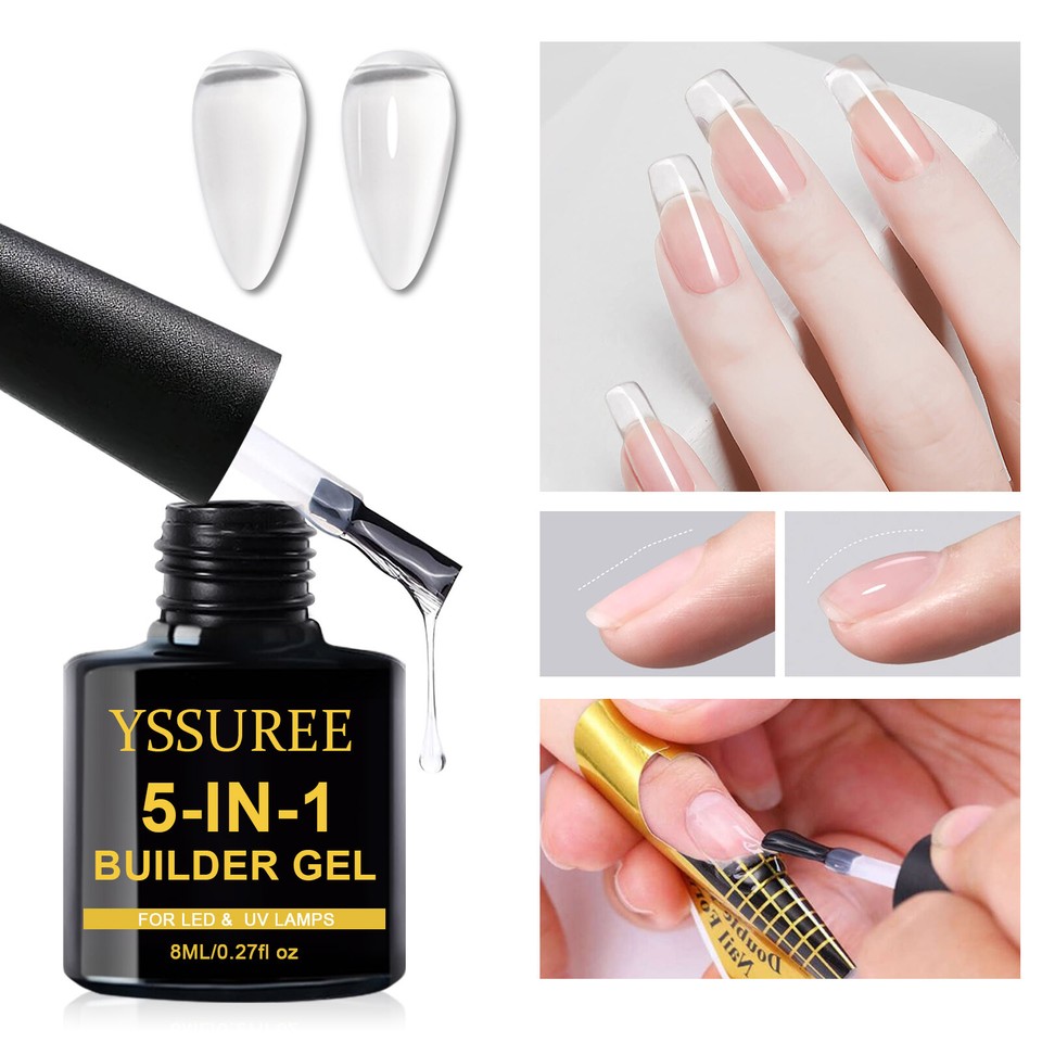 SUPERNAIL Builder Gel Weiß – 14 G, UV/LED Härtend, Für French-Maniküre & Nagelverstärkung