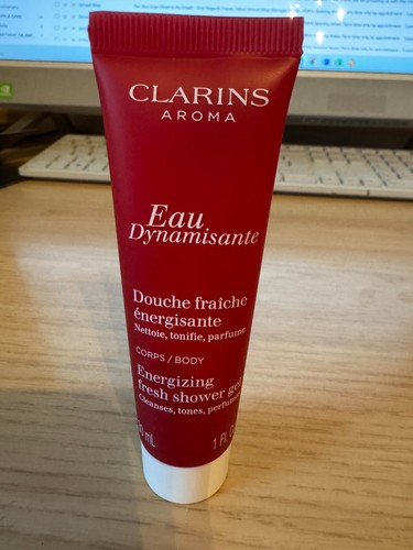Clarins Eau Dynamisante Energizing Fresh Shower Gel 30ml **Foil Sealed Tube**