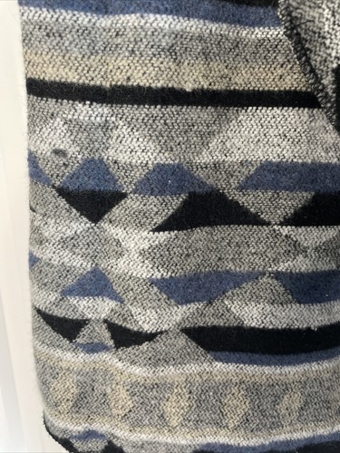 Cripple Creek Western Waterfall Blanket Vest Womens Sz L Aztec Boho Cowgirl Warm - Picture 4 of 8