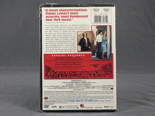 VERSIEGELT Dog Day Afternoon (1975) DVD (2006) 2 DISC Special Edition Pacino Cazale - Bild 2 von 2