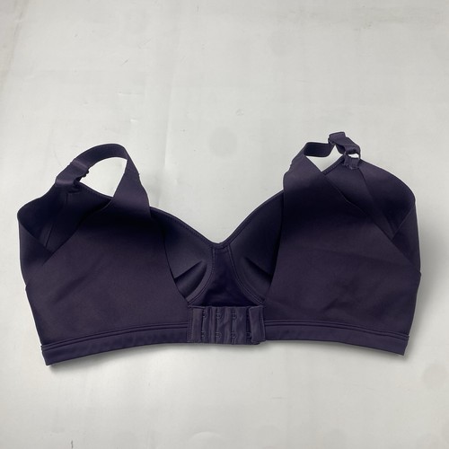Warner's Purple No Side Effects Underarm Smoothing T-Shirt Bra Wireless Size L - Picture 6 of 14