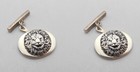 Cufflinks With Head Of Lion Silver 925 - Zodiac - Sign Zodiac Sign