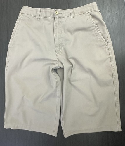 DAVID TAYLOR Collection Boys Shorts Bermuda School Uniform Khaki Size 32 - Picture 2 of 15