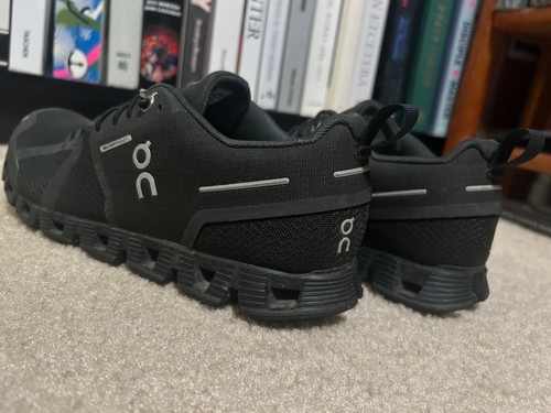 SIZE 8, On Running Cloud 5 Women's Black Waterproof Mesh Lunar Trainers SHOES - Imagen 9 de 16