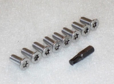 8 Stainless Steel Bolt Brake Disc Retainer Bolt Screw Set For Honda Accord Civic