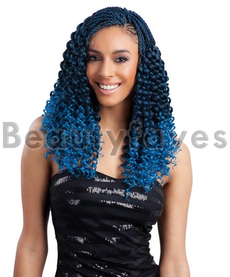 Pre Curled Bohemian Freetress Braid Bulk Crochet Braiding Hair