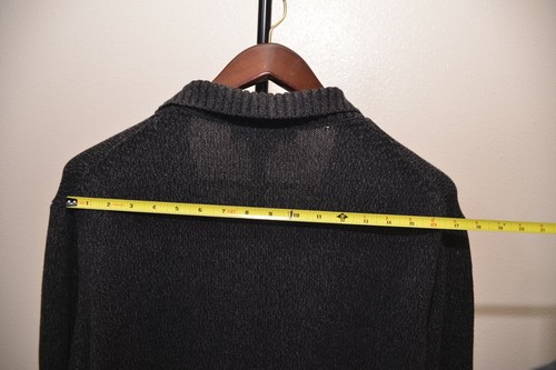 Men's Calvin Klein 1/4 Zip Long Sleeved Pullover Grey Sweater XL - Picture 6 of 8