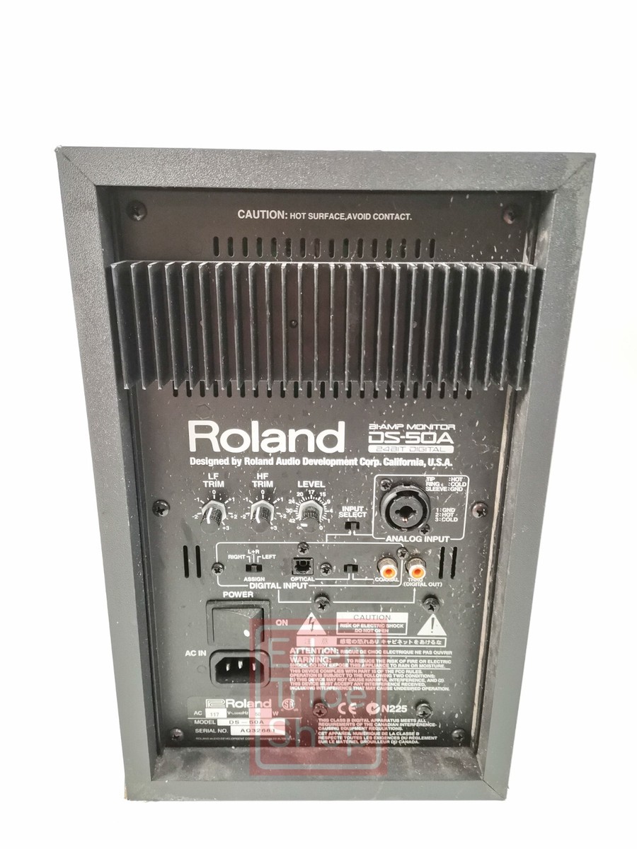 Roland DS-50A 24bit Digital Bi-Amp Monitor Speaker AQ32681