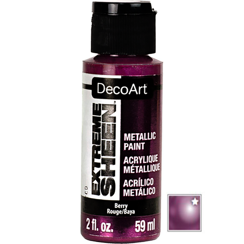 DecoArt Extreme Sheen Metallic Acrylic Paint 30 Colours Metallic Shimmer 59ml2oz - Picture 13 of 41