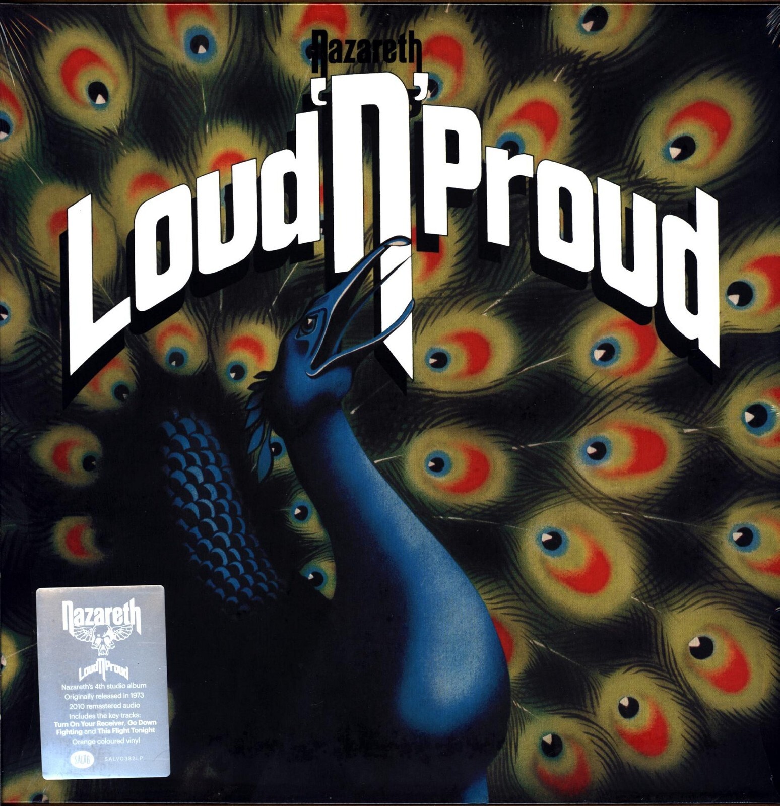 NAZARETH - LOUD 'N' PROUD LP (brand new orange vinyl reissue promo) - SALVO382LP