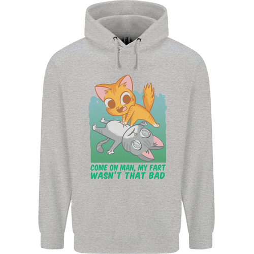My Fart Wasn't That Bad Funny Flatulence Cat Childrens Kids Hoodie - Picture 7 of 12