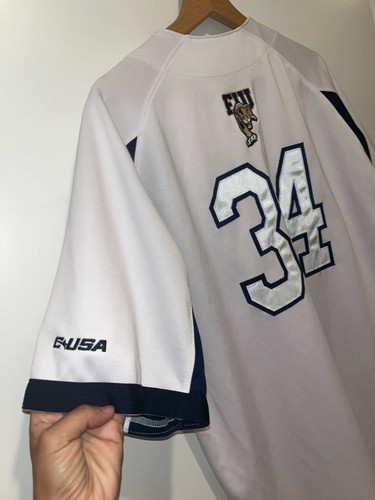 Adidas weiß Polyester Sportwear FIU Panthers Baseball Trikot #34 Herren Größe 44 - Bild 5 von 9
