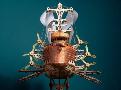 Zum Selbermachen 3D Holzpuzzle Fantastisches Raumschiff beliebte Montage Modellbausätze Spielzeug - Bild 2 von 10