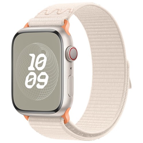 Do Apple Watch SE 2023 44 / 40mm Design Nylon Zapięcie na rzep Zamienna opaska na ramię - Zdjęcie 17 z 20