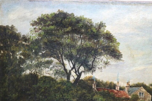 Ölgemälde Cramond Ferry Edinburgh Signiert William Forbes - Bild 4 von 9