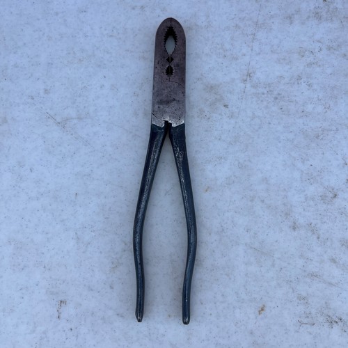 Vintage 9" inch Slip Joint Pliers Welding Blacksmith USA 1940s Tools