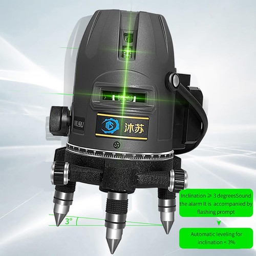 (Outdoor superhell) 5 Linien Laser Wasserwaage 360 selbstnivellierend Präzision Kreuz Lin - Bild 3 von 9