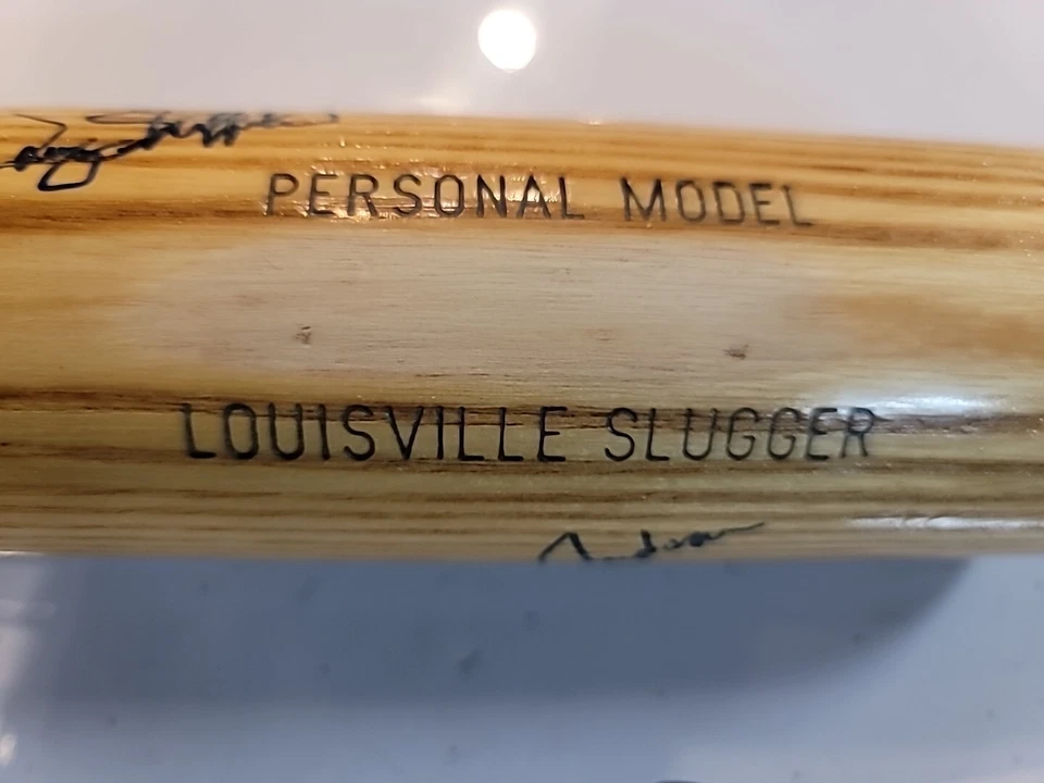 Padres Louisville Slugger Bat 1992 All Star 4 Signatures Gwynn McGriff Sheffield - Image 2 of 4